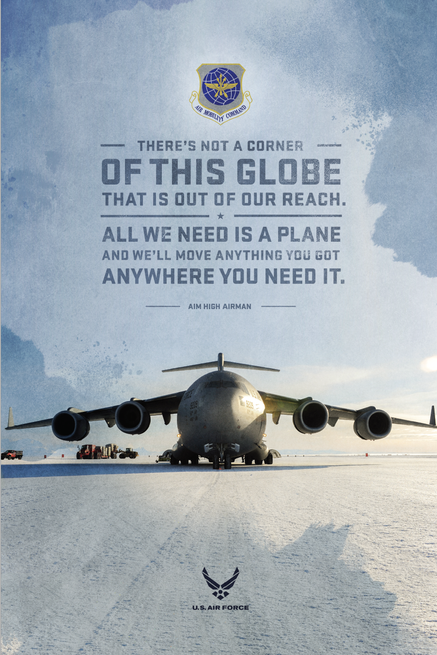Aim high deals air force poster